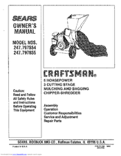 Craftsman 79785 Owner's Manual