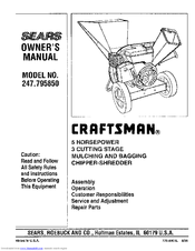 Craftsman 79585 Owner's Manual