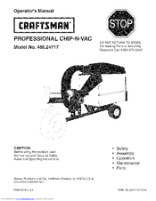 Craftsman CHIP-N-VAC 486.24717 Operator's Manual