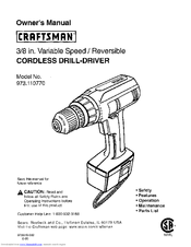 Craftsman 973.110770 Owner's Manual