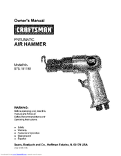 Craftsman AIR HAMMER 875.19119 Manuals 