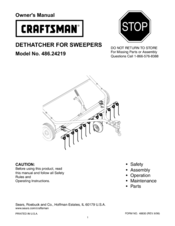 Craftsman 486.24219 Owner's Manual