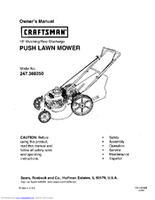 Craftsman 247.388250 Owner's Manual