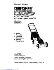 Craftsman 37763 Owner's Manual