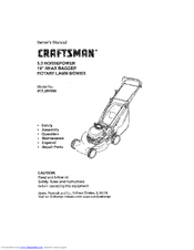 Craftsman m125 cheap lawn mower manual