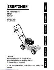 Craftsman 536.772101 Instructions Manual