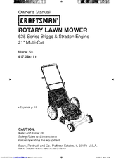 Craftsman 917 388111 Owner's Manual