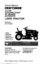 Craftsman 917.271023 Owner's Manual