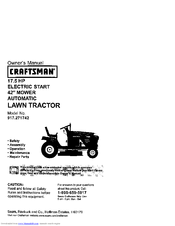 Craftsman 917.271742 Owner's Manual