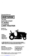 Craftsman 917.271820 Owner's Manual