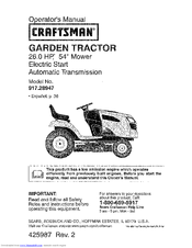 Craftsman 917.289470 Manuals | ManualsLib