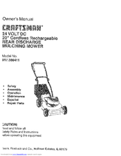 Craftsman 917.386411 Owner's Manual
