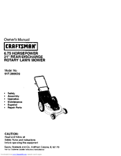 Craftsman 917.38862 Owner's Manual