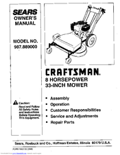 Sears SEARS 987.889 Owner's Manual