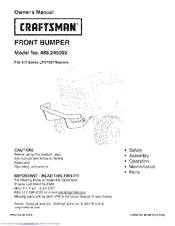 Craftsman 486.245992 Manual De Usuario