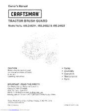 Craftsman 486.246211 Owner's Manual
