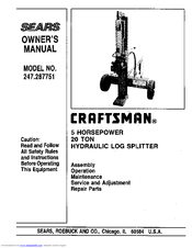 Craftsman 247.287751 Owner's Manual