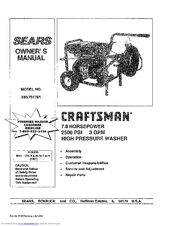 Craftsman 580.751781 Owner's Manual