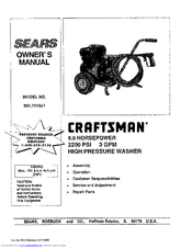 Craftsman 580.751651 Owner's Manual