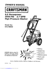Craftsman 919.769020 Owner's Manual