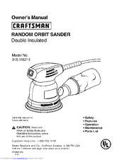 Craftsman 315.116211 Owner's Manual