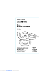 Craftsman 10721 - 7 in. Buffer/Polisher Owner's Manual