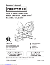 Craftsman 137.212390 Manuals | ManualsLib