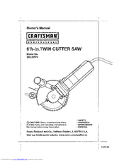 Craftsman 286.25574 Owner's Manual