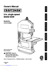 Craftsman 315.21449 Owner's Manual