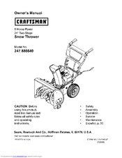 Craftsman 247.88664 Owner's Manual