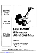 Craftsman 917-299751 Owner's Manual