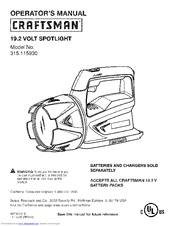 Craftsman 11593 Operator's Manual