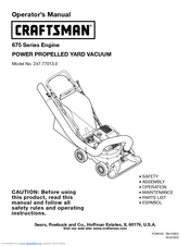 Craftsman 247.77013.0 Operator's Manual
