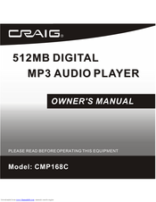 Craig CMP168C Owner's Manual