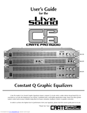 Crate Live Sound LS3-231 User Manual