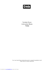 Creda TVS3 Instruction Book