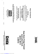 Creda 86410 Instruction Book