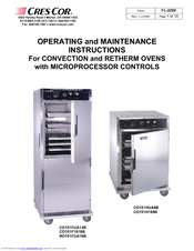 Cres Cor RO151FUA18B Operating And Maintenance Instructions Manual