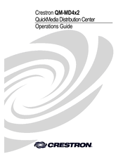 Crestron QM-MD4X2 Operation Manual