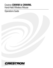 Crestron CNWM Operation Manual