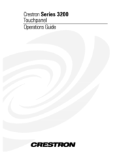 Crestron 3200 Series Operation Manual