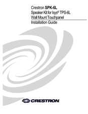 Crestron SPK-6L Installation Manual