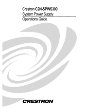 Crestron C2N-SPWS300 Operation Manual