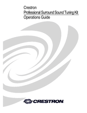 Crestron Professional Surround Sound Tuning Kit Operation Manual