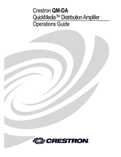 Crestron QuickMedia QM-DA Operation Manual