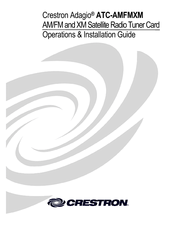 Crestron Adagio ATC-AMFMXM Operations & Installation Manual