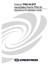 Crestron TPMC-8X-BTP Operations & Installation Manual