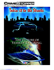 CrimeStopper Traknet TN-4011 Getting Started Manual