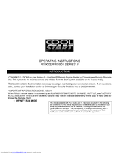 Crimestopper CoolStart RS900ER Operating Instructions Manual