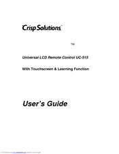 Crisp Solutions UCommand UC-515 User Manual